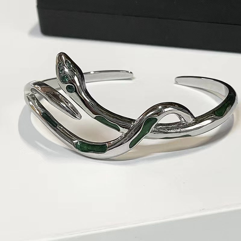 Brazalete de aleación ajustable de aceite de caída verde al por mayor